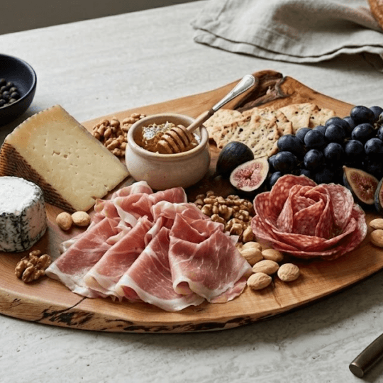 Handcrafted Live Edge Cherry Charcuterie & Serving Board