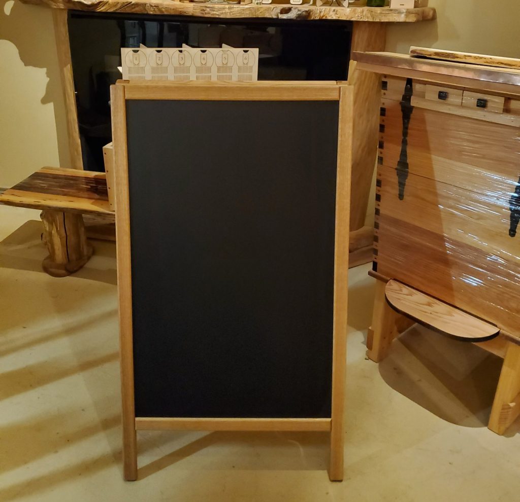 Wooden Sandwich Chalk Board Signs